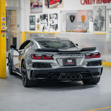 Load image into Gallery viewer, Fabspeed Chevrolet Corvette C8 Z06 Carbon Fiber Quad Tips (2023+)