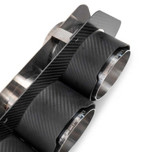 Load image into Gallery viewer, Fabspeed Chevrolet Corvette C8 Z06 Carbon Fiber Quad Tips (2023+)