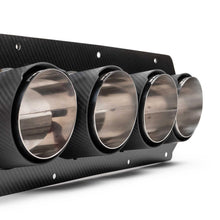 Load image into Gallery viewer, Fabspeed Chevrolet Corvette C8 Z06 Carbon Fiber Quad Tips (2023+)