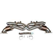 Load image into Gallery viewer, Fabspeed Porsche 992.2 Turbo S Sport Cat Megaphone X-Pipe