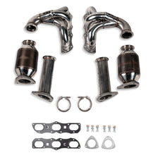 Load image into Gallery viewer, Fabspeed Porsche 991 Carrera RENNKRAFT® Modular Headers with HJS Catalytic Converters (2012-2016)