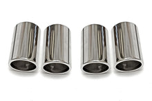 Load image into Gallery viewer, Fabspeed Ferrari F430 Polished Slip-On Tip Covers (2005-2009)