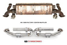 Load image into Gallery viewer, Fabspeed Porsche 991 Carrera Center Muffler Bypass X-Pipe (Non-Valved Exhaust)(2012-2016)