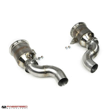 Load image into Gallery viewer, Fabspeed Porsche 992 Carrera Sport Catalytic Converters with GT2RS Style Outlets (2021+)