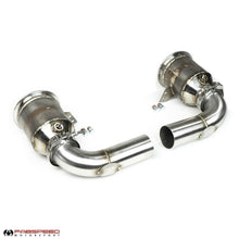 Load image into Gallery viewer, Fabspeed Porsche 992 Carrera Sport Catalytic Converters with GT2RS Style Outlets (2021+)