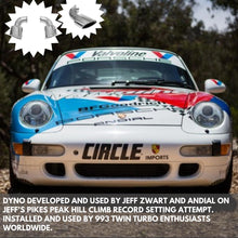 Load image into Gallery viewer, Fabspeed Porsche 993 Twin Turbo Muffler Bypass Pipes with tips (1995-1998)