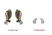 Load image into Gallery viewer, Fabspeed Porsche 993 Twin Turbo Muffler Bypass Pipes with tips (1995-1998)
