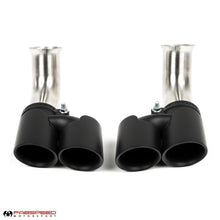 Load image into Gallery viewer, Fabspeed Porsche 996 Deluxe Quad-Style Tips - Long (2002-2004)