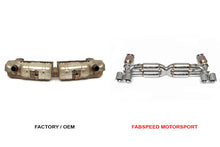 Load image into Gallery viewer, Fabspeed Porsche 997 Turbo Supersport 70mm X-Pipe Exhaust System (2006-2009)