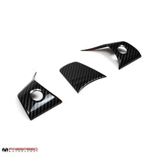 Load image into Gallery viewer, Fabspeed Tesla Model 3 Carbon Fiber Steering Wheel Covers