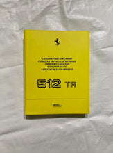 Load image into Gallery viewer, Genuine Ferrari 512 TR Service Parts Catalog