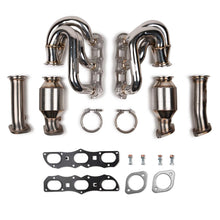 Load image into Gallery viewer, Fabspeed Porsche 981 Boxster / Cayman RENNKRAFT® US PATENTED Modular Headers with HJS Catalytic Converters (2013-2016)
