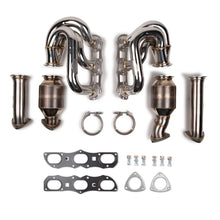 Load image into Gallery viewer, Fabspeed Porsche 997.2 Carrera RENNKRAFT® Modular Headers with HJS Catalytic Converters (2009-2011)
