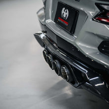 Load image into Gallery viewer, Fabspeed Chevrolet Corvette C8 Z06 Carbon Fiber Quad Tips (2023+)
