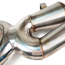 Load image into Gallery viewer, Fabspeed Porsche 992.2 Turbo S Sport Cat Megaphone X-Pipe
