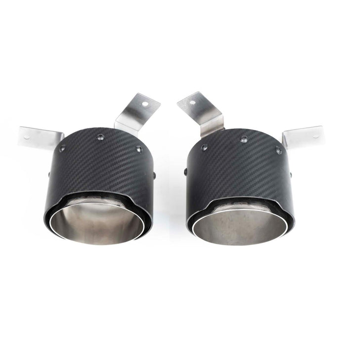 Fabspeed Ferrari F8 Tributo Carbon Fiber Exhaust Tips (2020+)