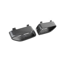 Load image into Gallery viewer, Carbon Fiber Silver Mesh Tail Pipe Tips - McLaren MP4-12C/650S
