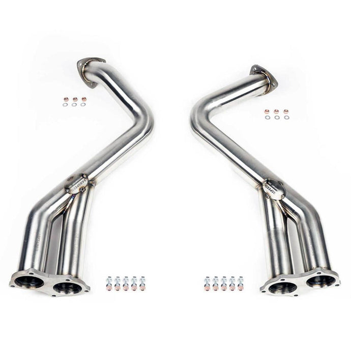 Fabspeed Porsche 718 GT4 / GTS / Spyder Over Axle Link Pipes (2020+)