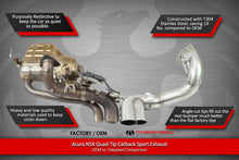 Load image into Gallery viewer, Fabspeed Acura NSX TT / Type S Quad-Tip Cat Back Sport Exhaust (2017-2022)
