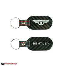 Load image into Gallery viewer, Fabspeed Bentley Crest &amp; Script Carbon Fiber Keyring
