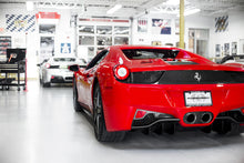 Load image into Gallery viewer, Fabspeed Ferrari 458 Italia Challenge Style Dual Exhaust Tips (2010-2015)
