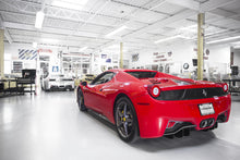 Load image into Gallery viewer, Fabspeed Ferrari 458 Italia Challenge Style Dual Exhaust Tips (2010-2015)

