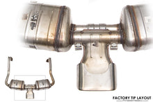 Load image into Gallery viewer, Fabspeed Porsche 718 Boxster/Cayman Maxflo True X-Pipe with Dual Tips (2017+)
