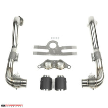 Load image into Gallery viewer, Fabspeed Porsche 981 Cayman GT4 / Spyder Valvetronic GT3 Muffler Conversion Kit
