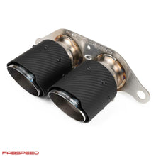 Load image into Gallery viewer, Fabspeed Porsche 991.2 GT3 / GT3 RS Deluxe Dual Style Tips (2017-2019)

