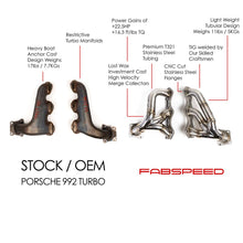 Load image into Gallery viewer, Fabspeed Porsche 992 Turbo / Turbo S Sport Headers (2021+)

