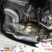 Load image into Gallery viewer, Fabspeed Porsche 992 Carrera Sport Catalytic Converters with GT2RS Style Outlets (2021+)
