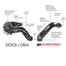 Load image into Gallery viewer, Fabspeed Porsche 993 Carrera RS Carbon Fiber Heater Duct Tube (1994-1998)
