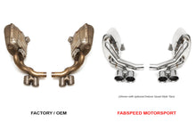 Load image into Gallery viewer, Fabspeed Porsche 997.2 Carrera Maxflo Performance Side Exhaust System (2009-2012)
