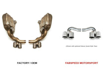 Load image into Gallery viewer, Fabspeed Porsche 997.2 Carrera Side Muffler Bypass Pipes (2009-2012)
