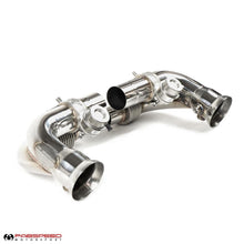 Load image into Gallery viewer, Fabspeed Porsche 997.2 GT3 / GT3 RS Side Muffler Bypass Pipes (2010-2011)
