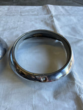 Load image into Gallery viewer, Pair of Original Early Porsche 911 Headlamp Rings
