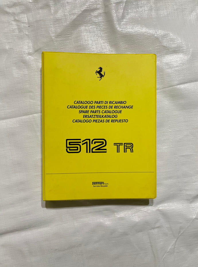 Genuine Ferrari 512 TR Service Parts Catalog