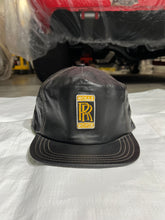 Load image into Gallery viewer, Vintage Leather Rolls Royce Cap
